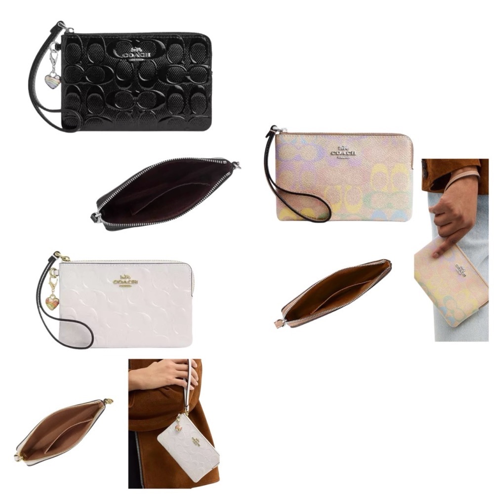 [COACH] Coach 小款-單層L型拉鍊小手拿包/零錢包 [美國正品 現貨在台]-細節圖8