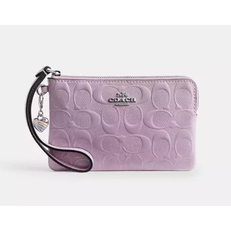 新/愛心吊飾-浮雕/紫