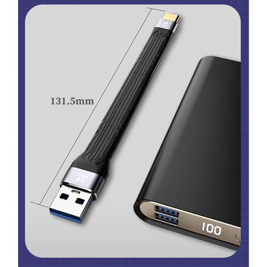 軟扁線 軟線 短線 充電線 傳輸線 type-c USB lightning iphone 蘋果 PD快充 typec-細節圖4