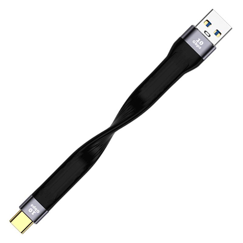 軟扁線 軟線 短線 充電線 傳輸線 type-c USB lightning iphone 蘋果 PD快充 typec-細節圖5