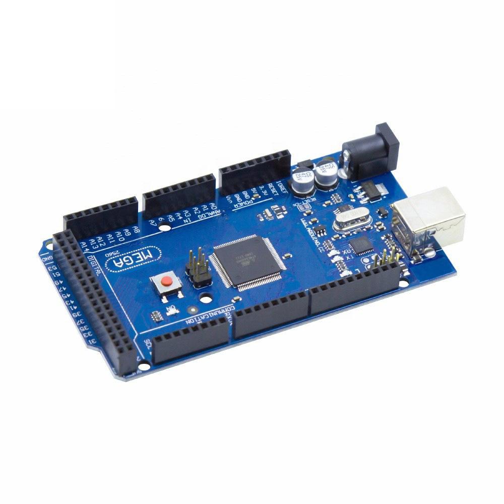 [買酷小鋪] MEGA2560 R3 開發版 附傳輸線 Arduino開發板 晶片 Arduino ATmega2560-細節圖2