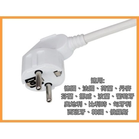 [比蝦皮便宜]力德諾 高品質 220v延長線 2500w 附4孔USB充電孔 全長2米 標準台灣3P插頭 美規3P插頭-規格圖8