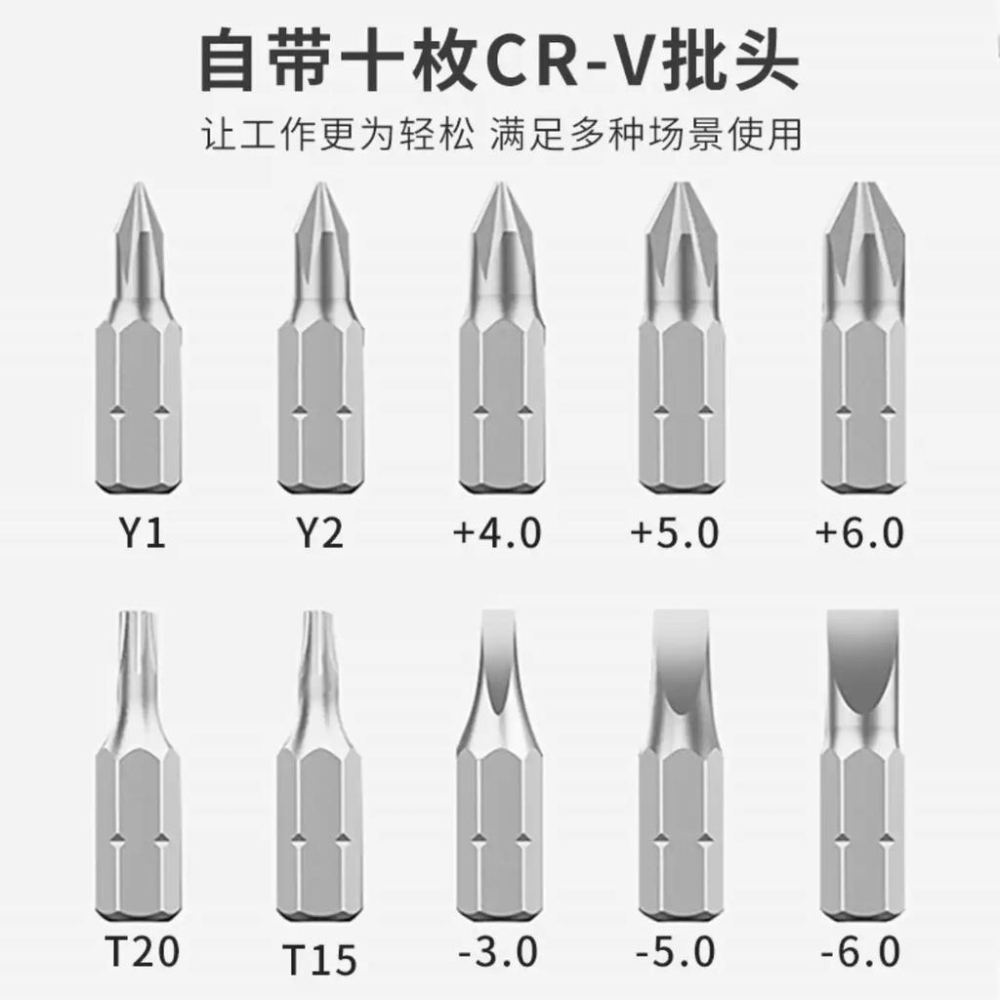 iMax 11in1 棘輪式 螺絲起子工具組 十字起子 一字起子 星型起子 人字起子 Y型起子 加長起子 雌性起子-細節圖3