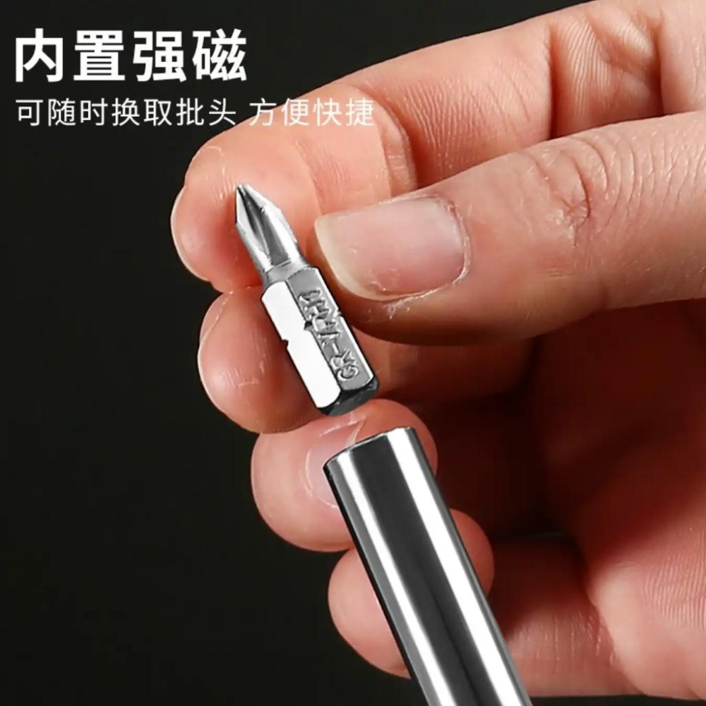 iMax 11in1 棘輪式 螺絲起子工具組 十字起子 一字起子 星型起子 人字起子 Y型起子 加長起子 雌性起子-細節圖5