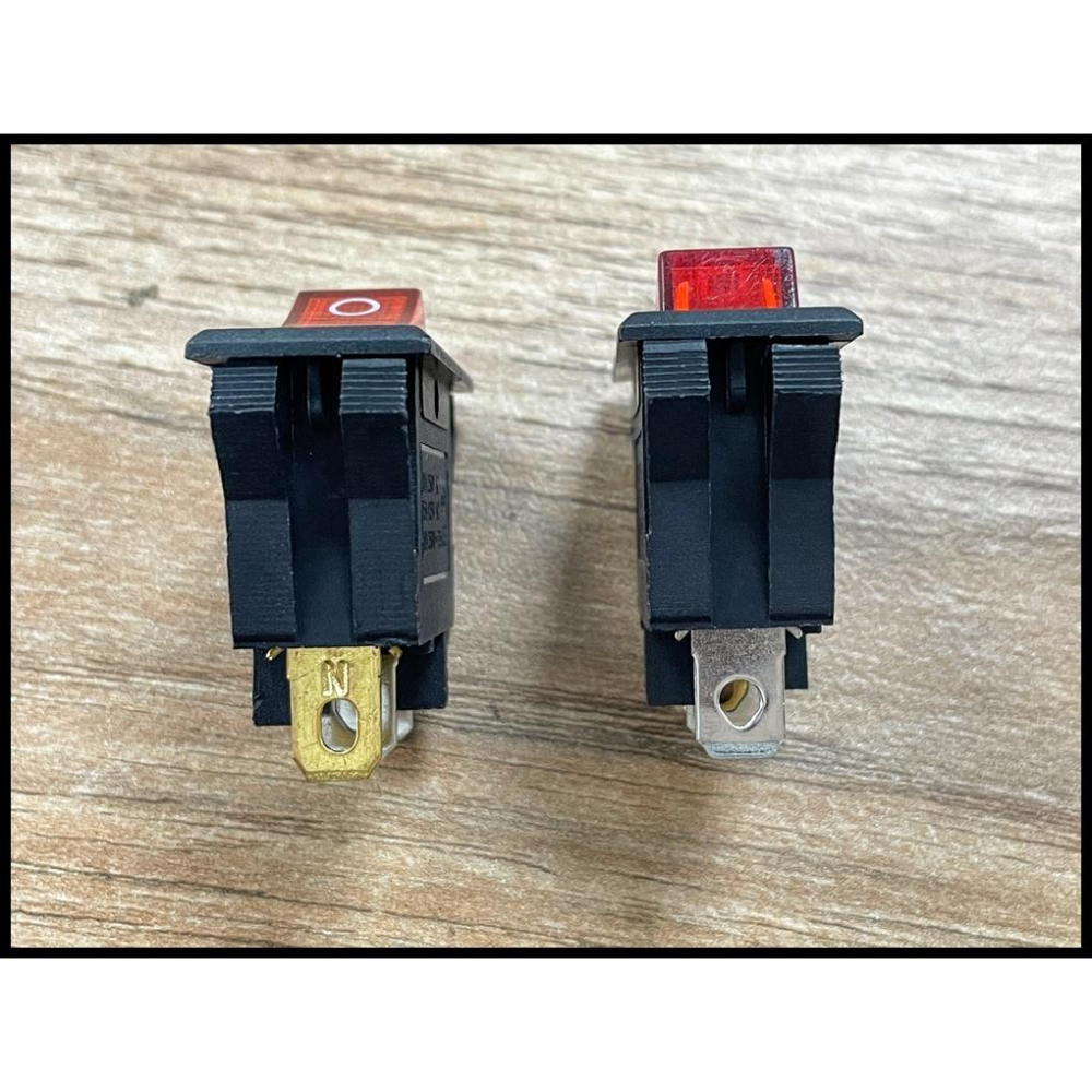 [買酷小舖]110V 帶燈開關 3pin 翹板開關 船型開關 15A125VAC/10A250VAC 鍍銀接點 洛可開關-細節圖4