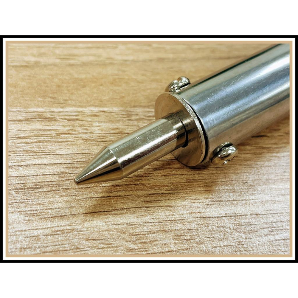 [台灣製]100W 木柄電烙鐵 高品質烙鐵頭 重量輕 加熱快 安全耐用 抗腐蝕 電路板焊接 500度專業電烙鐵 100瓦-細節圖2