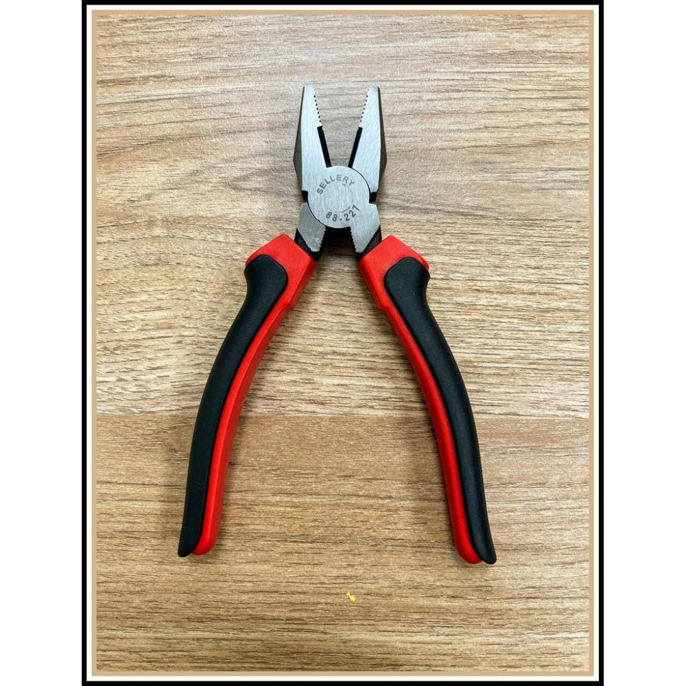 [買酷小舖] SELLERY 7吋防滑鋼絲鉗 剪線 壓著 夾取 固定-細節圖2