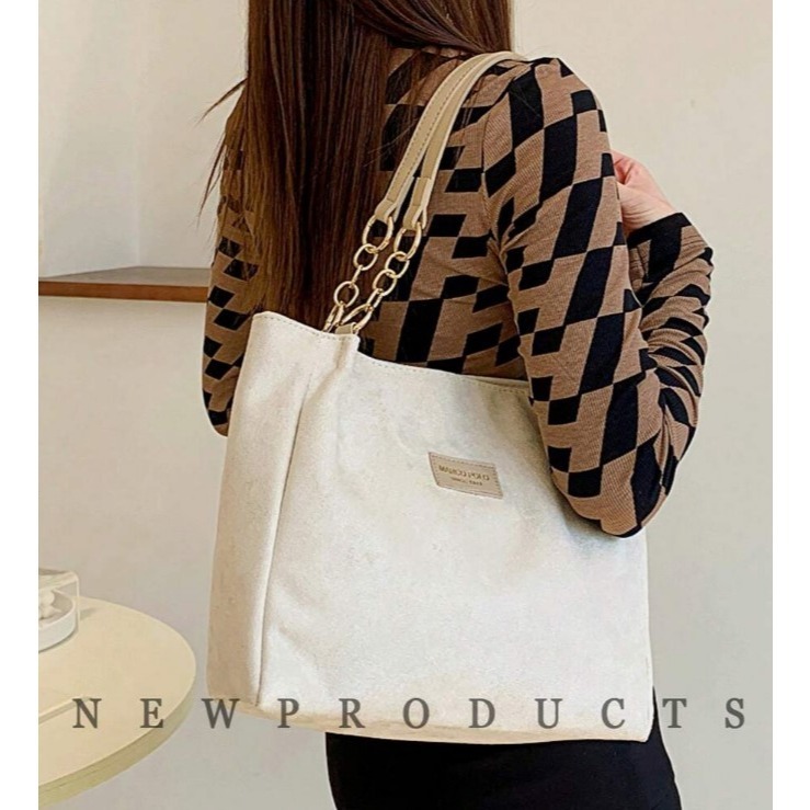 CAMINI-纯色仿麂皮手提包/托特包-規格圖10