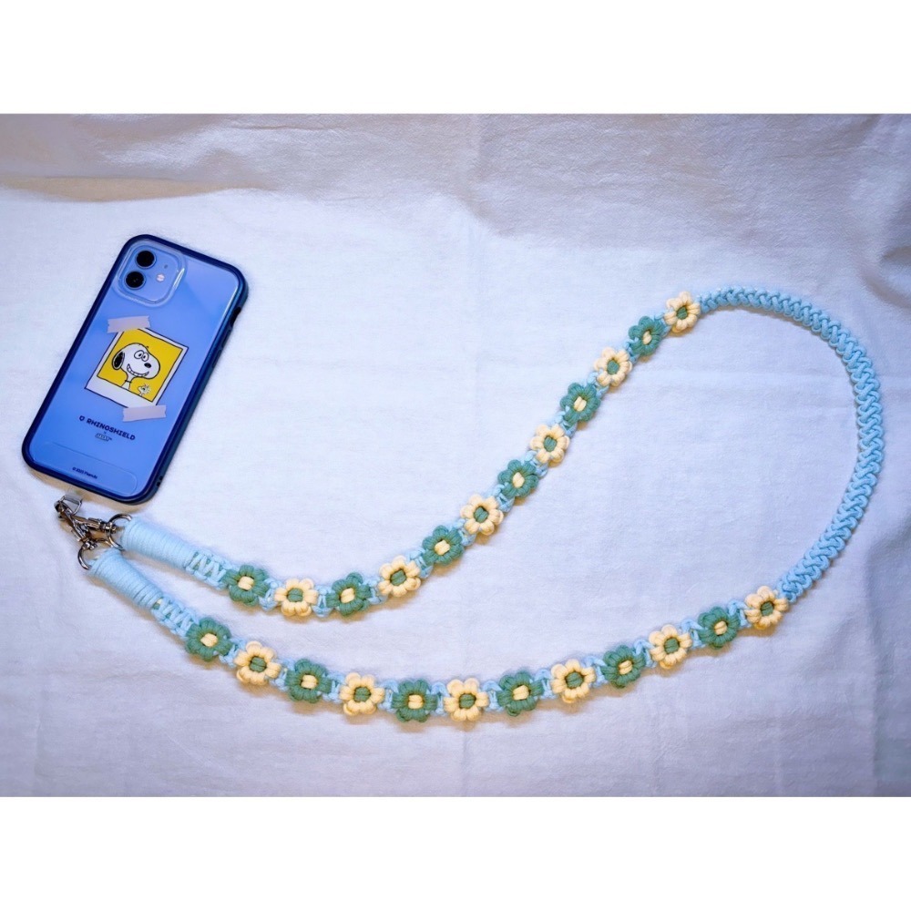 客製雙色小花背帶-細節圖5