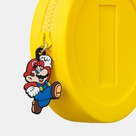 瑪莉歐專賣店 日本東京澀谷專賣店限定 新品 金幣 零錢包 （軟矽膠材質）-細節圖3