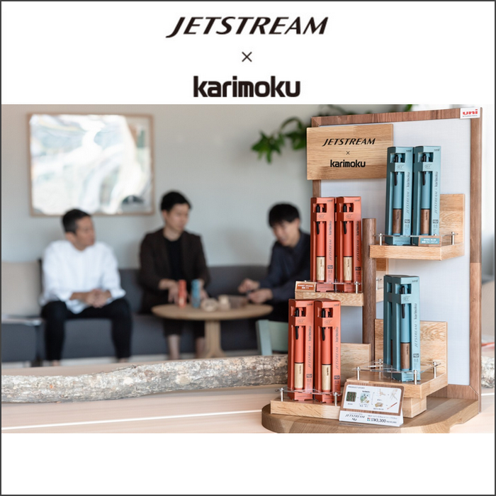 Uni 三菱／JETSTREAM X Karimoku 4&1 多機能筆 多功能筆 黑 紅 藍 綠 MSXE5KF05-細節圖3