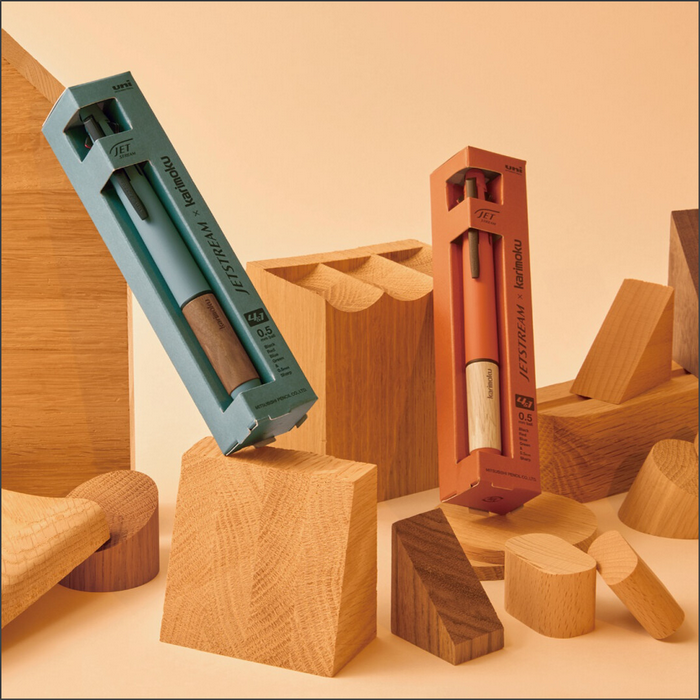 Uni 三菱／JETSTREAM X Karimoku 4&1 多機能筆 多功能筆 黑 紅 藍 綠 MSXE5KF05-細節圖4