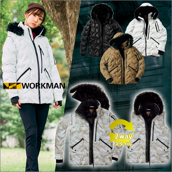 2024秋冬上架【日本職人熱賣時尚】WORKMAN ／HJ007／EURO ULTIMATE 防風防寒 多用途保暖外套-細節圖2