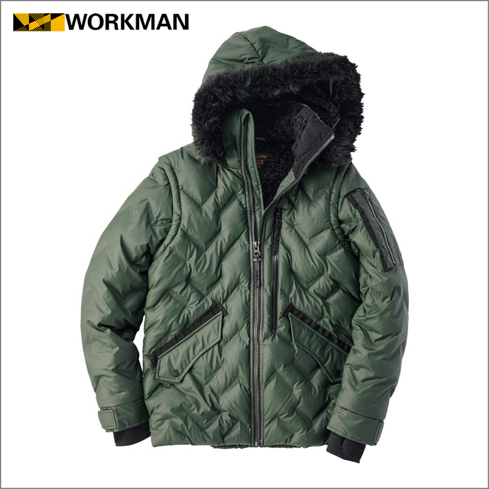 2024秋冬上架【日本職人熱賣時尚】WORKMAN ／HJ007／EURO ULTIMATE 防風防寒 多用途保暖外套-規格圖11