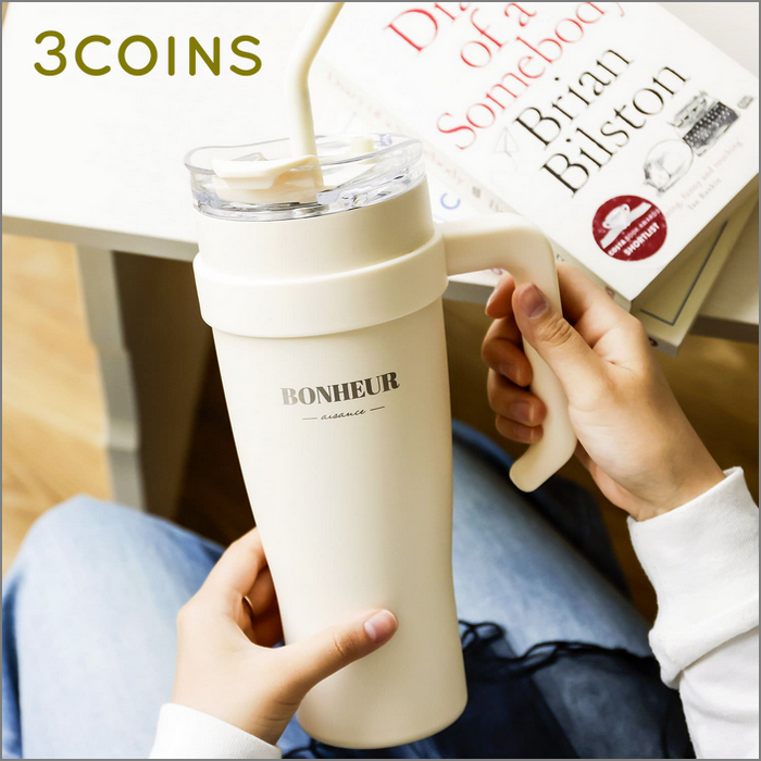 現貨~日本 3COINS／熱門商品／2024發售 巨型 不鏽鋼水杯 冰霸杯：1200ml KITINTO 3Coins-細節圖4