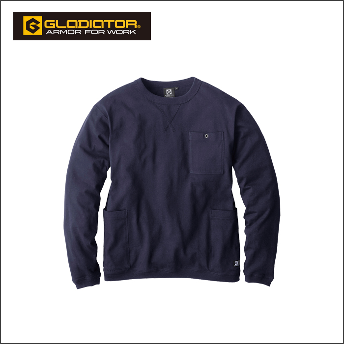 信岡 CO-COS／代購日本職人品牌／G-958／G-GAIA® 長袖 T恤 G-958 消臭 天竺棉 男女適合-規格圖9