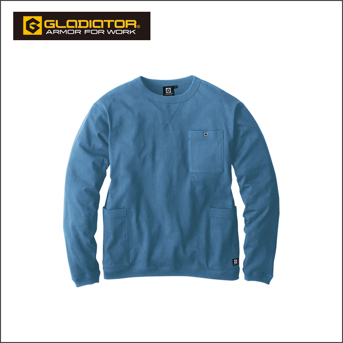 信岡 CO-COS／代購日本職人品牌／G-958／G-GAIA® 長袖 T恤 G-958 消臭 天竺棉 男女適合-規格圖9