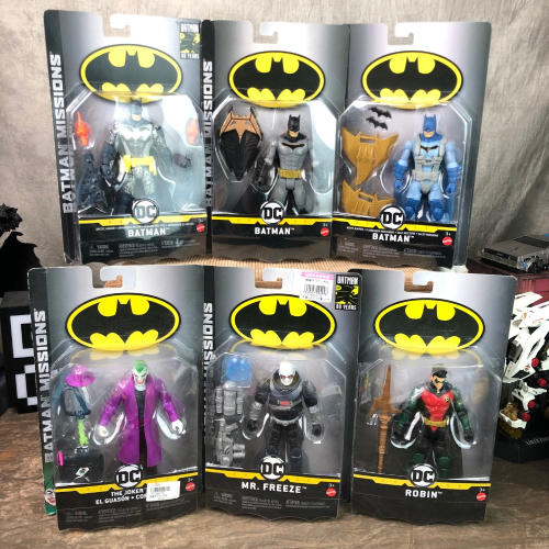 ［魔玩] Mattel Batman 蝙蝠俠 6吋人物 可動公仔 整套販售