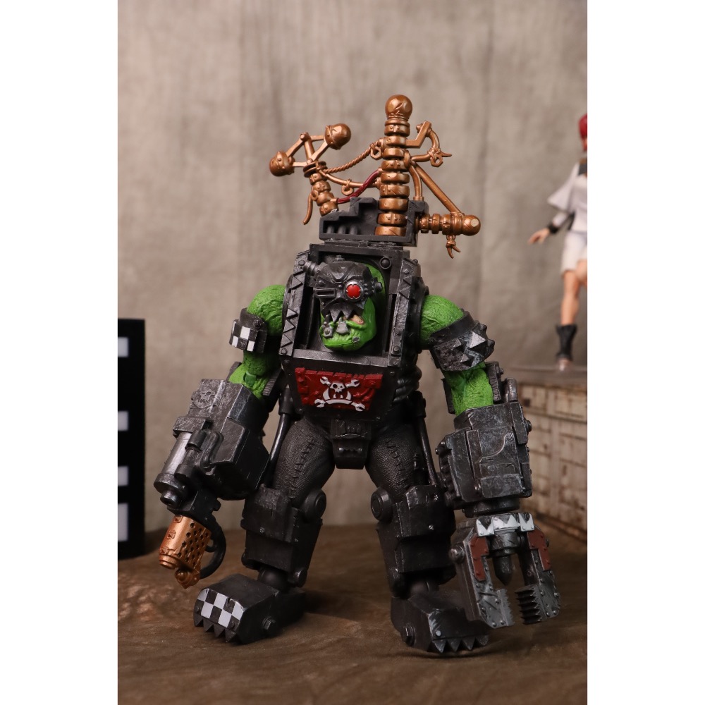 ［魔玩］ 麥法蘭 Warhammer 40k 戰鎚40000 歐克蠻人 大技霸 ORK Big Mek-細節圖6