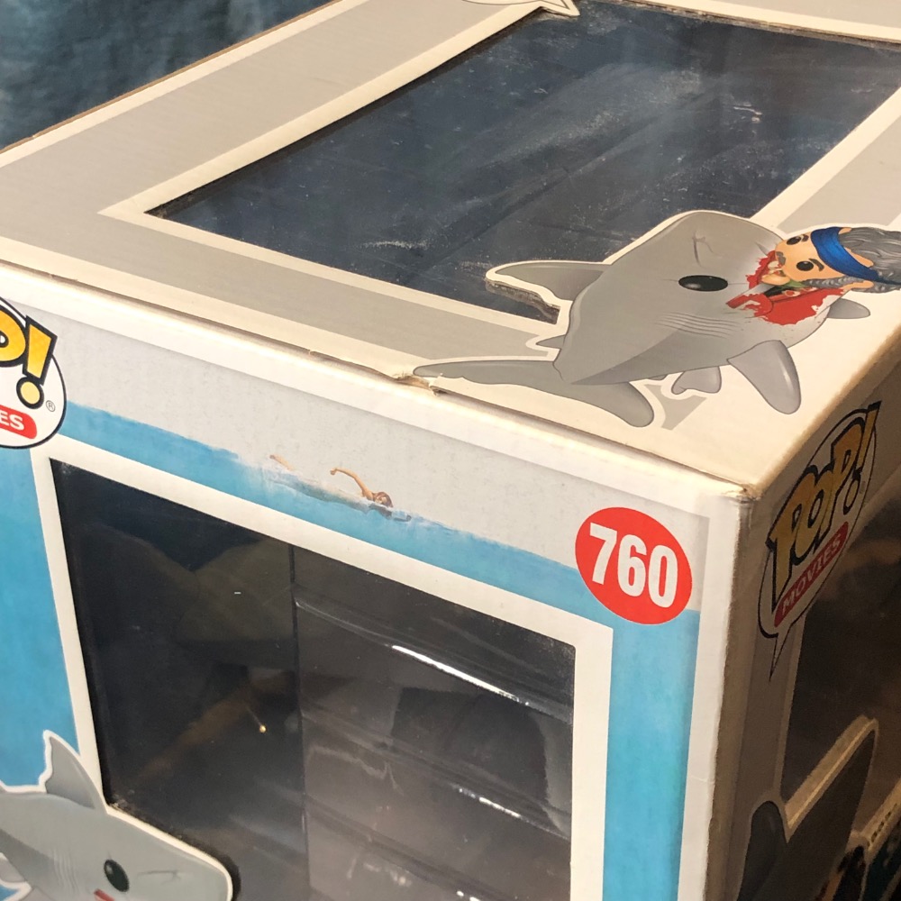 ［魔玩］SDCC限定 funko pop 大白鯊 JAWS 限定版 盒損注意-細節圖5