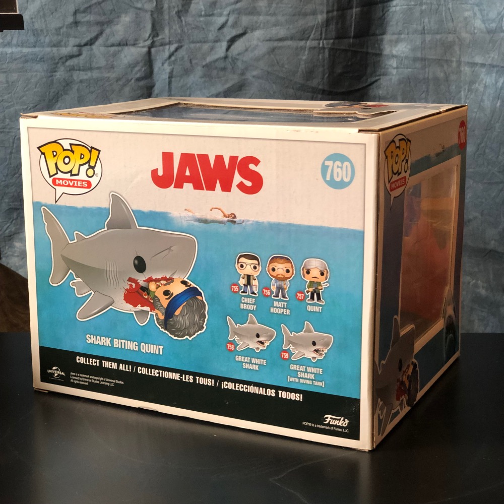 ［魔玩］SDCC限定 funko pop 大白鯊 JAWS 限定版 盒損注意-細節圖7