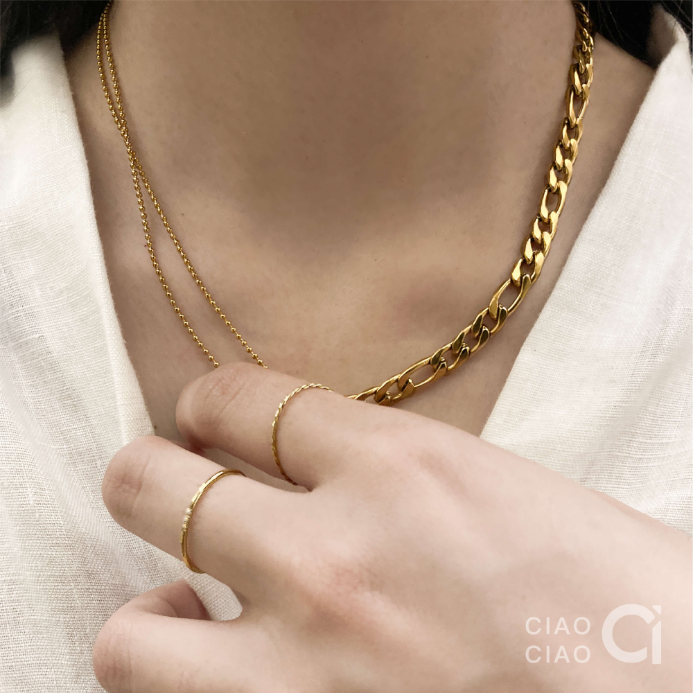 N08｜𝐂𝐥𝐚𝐬𝐬𝐲 𝐕𝐢𝐛𝐞𝐬 韓國設計師款高級感不對稱項鍊-細節圖6