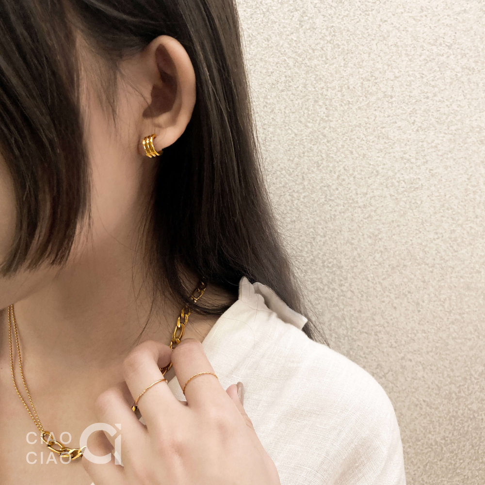 N08｜𝐂𝐥𝐚𝐬𝐬𝐲 𝐕𝐢𝐛𝐞𝐬 韓國設計師款高級感不對稱項鍊-細節圖7