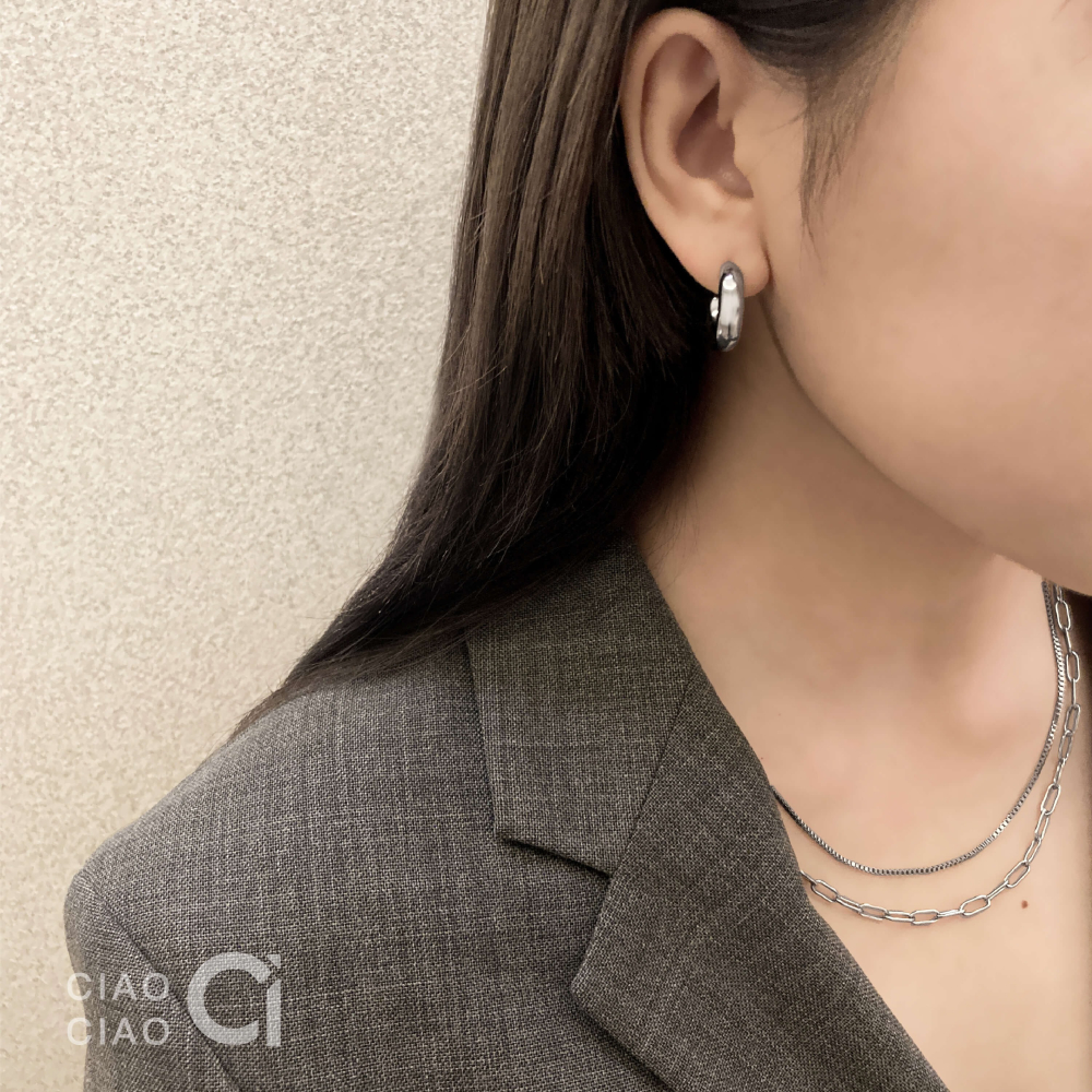 N10｜𝐂𝐥𝐚𝐬𝐬𝐲 𝐕𝐢𝐛𝐞𝐬 中性極簡雙層蛇骨扁鍊-細節圖8