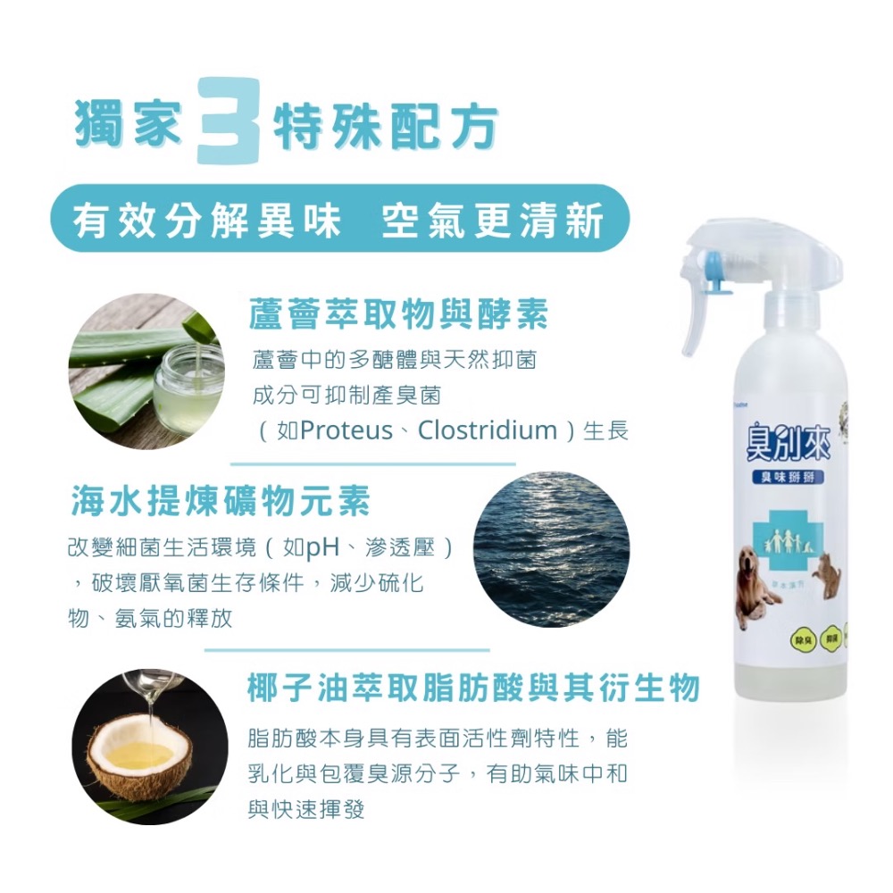 《全新到貨》 Paradise臭別來 臭味掰掰除臭抑菌生機綠配方350ml 100ml-細節圖5