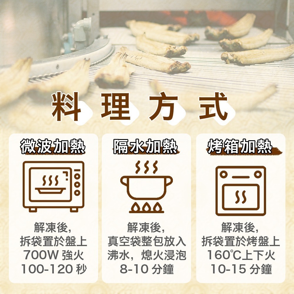 宏益冷凍｜白燒鰻魚1kg (200g±4.5%x5尾) 🏆銷日等級🌊台灣在地🔥加熱即食-細節圖4
