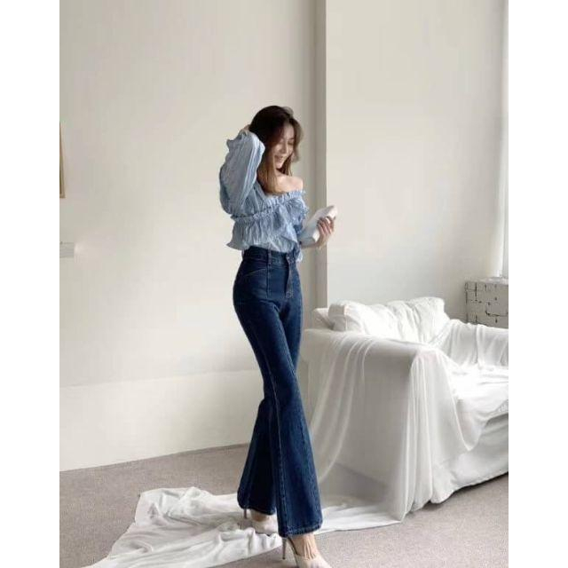 春裝新款
🇰🇷正韓 交叉荷葉衣 仙女小姐姐斜肩一字領 上衣-細節圖2