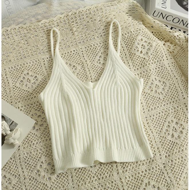 Ashley．翻領襯衫+針織吊帶背心SET 2件式 寶寶藍 針織背心 V領背心 襯衫 上衣-細節圖8