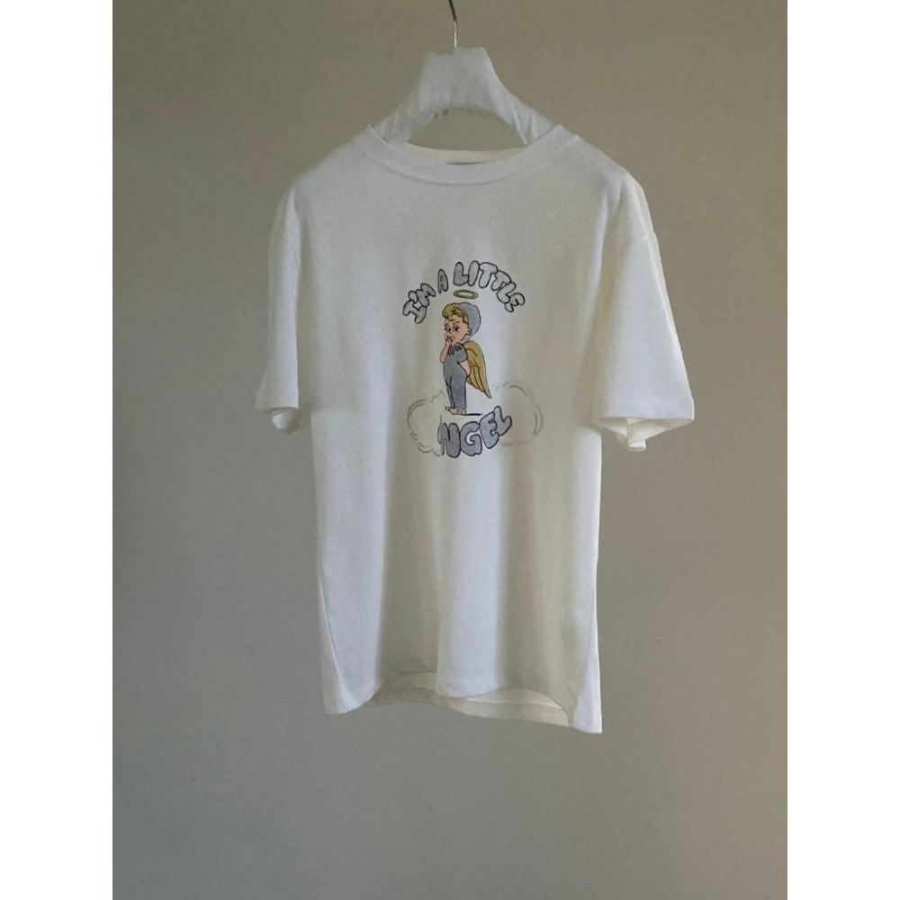 AK韓國連線 小天使上衣 短袖t恤  韓國空運 韓國代購(2colors)-細節圖5