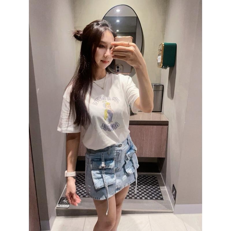 AK韓國連線 小天使上衣 短袖t恤  韓國空運 韓國代購(2colors)-細節圖7