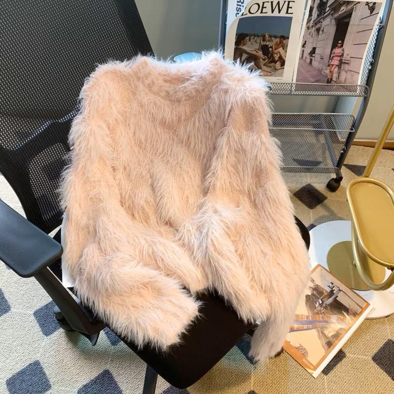 Ashley 奢華貴婦 水貂毛 毛絨 長袖上衣 毛毛上衣 小姐姐 現貨-細節圖4