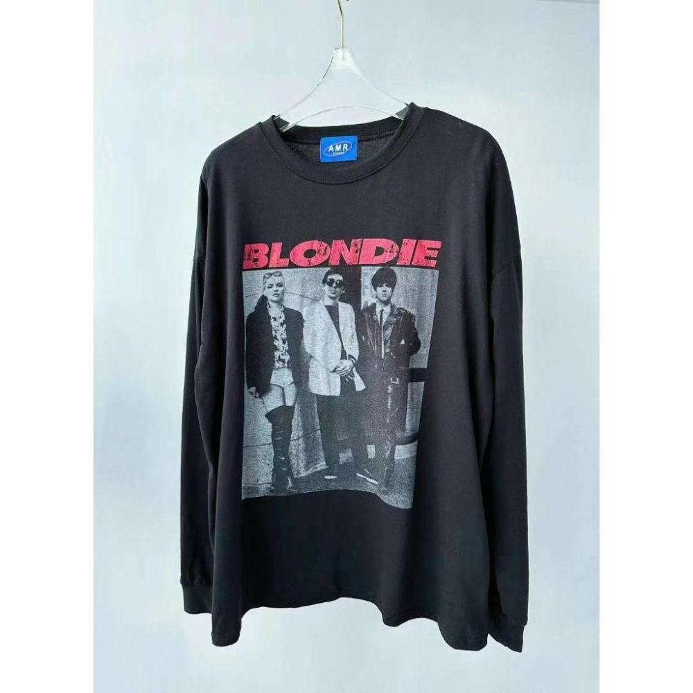 AK韓國連線 帥氣街頭風 3人圖像長袖上衣 長袖T恤-細節圖5