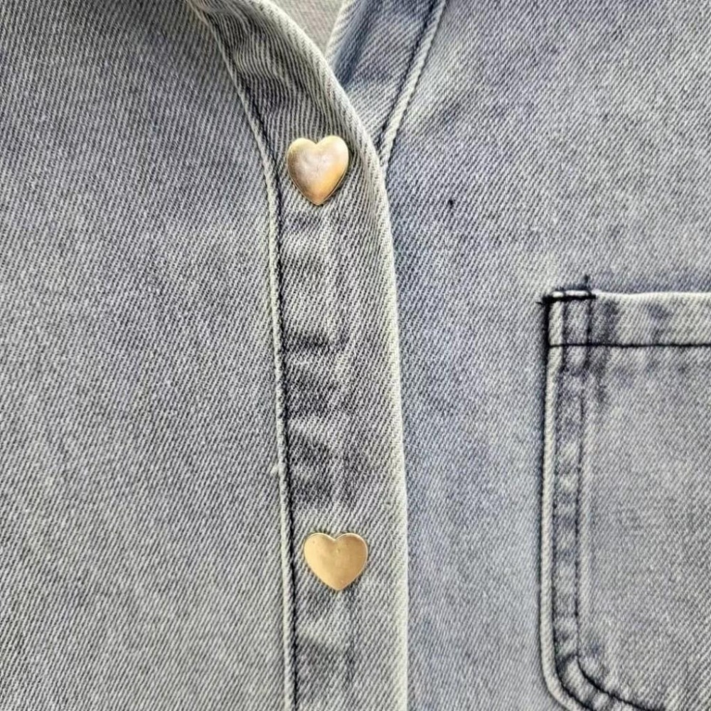 AK韓國連線 許路兒同款 單寧 牛仔 洋裝 短洋裝 公主袖 連身洋裝 短洋裝 正韓代購(2colors) Feb 18-細節圖6