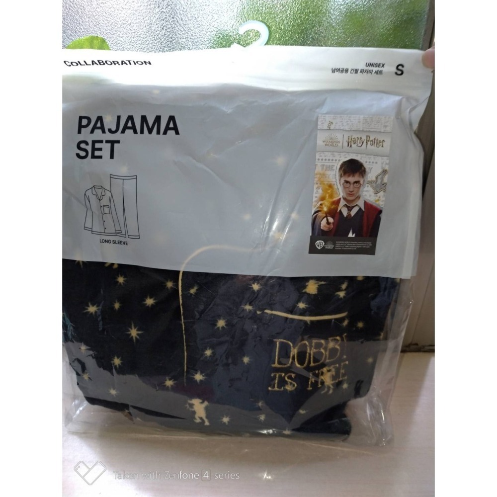 [S/黑 有現貨一件][預購 每周日中午 12:00收單] 2023 韓國SPAO 秋冬新款哈利波特聯名睡衣系列-細節圖2