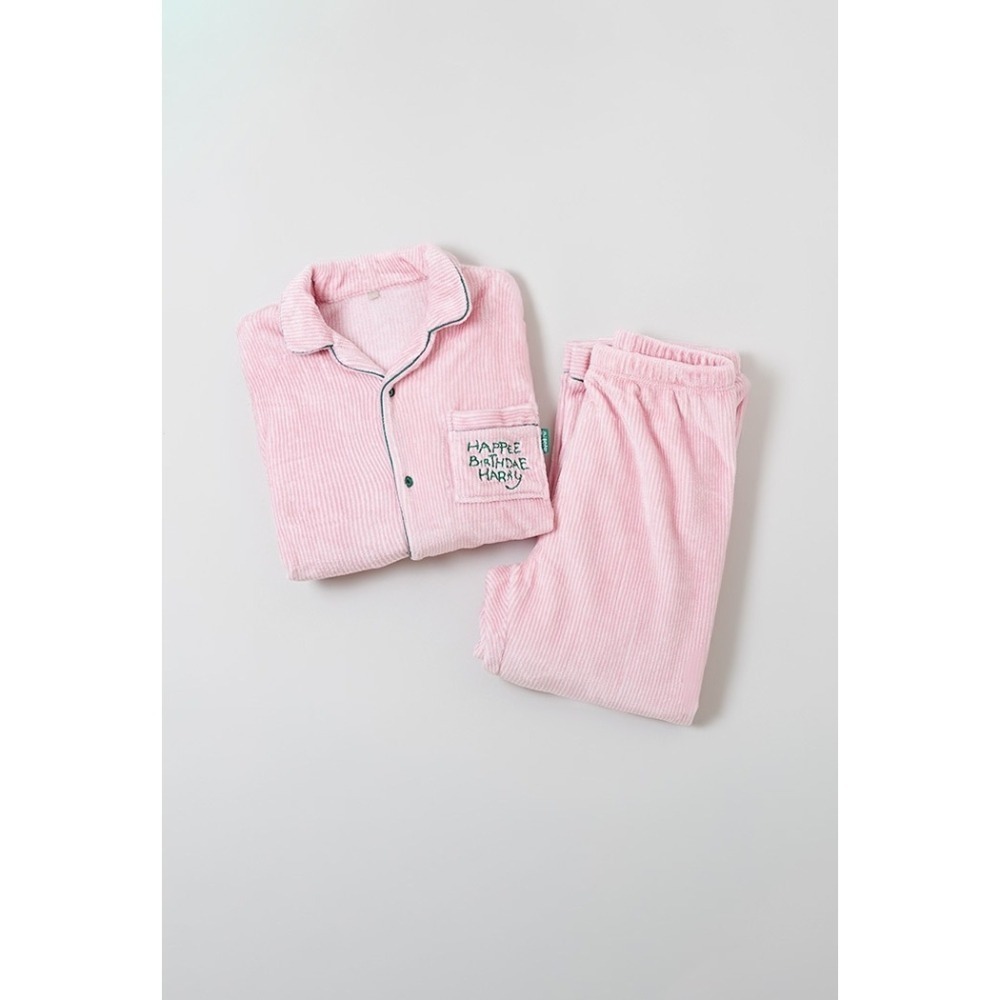 [S/黑 有現貨一件][預購 每周日中午 12:00收單] 2023 韓國SPAO 秋冬新款哈利波特聯名睡衣系列-細節圖8