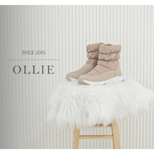 [預購 每周日中午 12:00收單 ] 2023 正韓 雪地專家 OLLIE 防潑水加絨加厚保暖冰爪中筒雪靴
