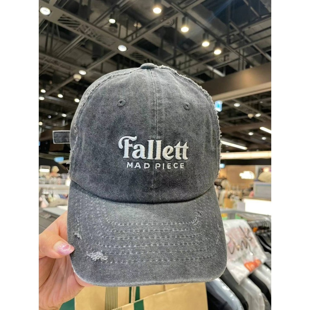 [預購 每周日中午 12:00收單] 2024 韓國 FALLETT 抓破水洗棒球帽 (SEVENTEEN DK 同款-細節圖4