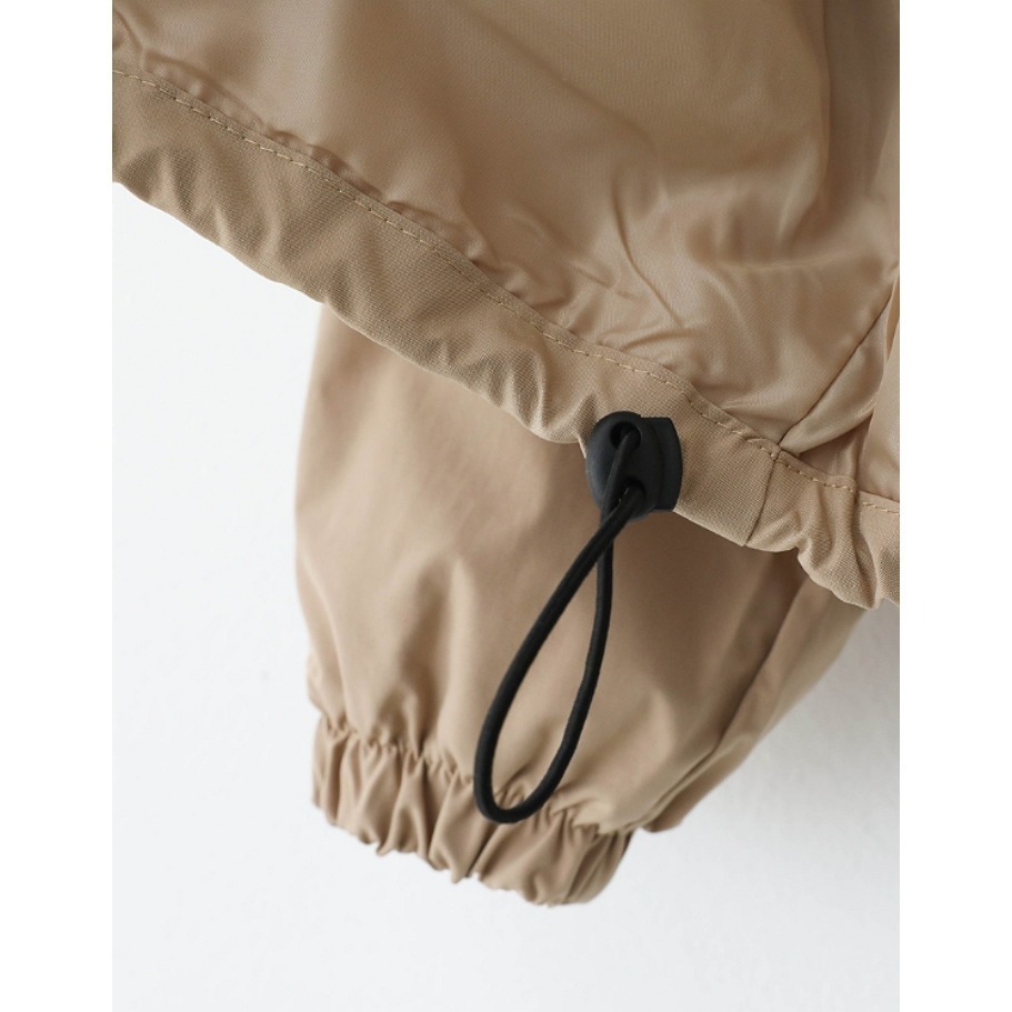 [預購 每周日中午 12:00收單] 2024 正韓 pippin 秋冬女裝 雙口袋高領風衣外套-細節圖10