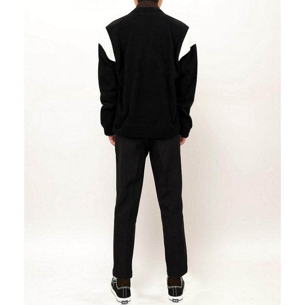 [是男裝喔~][預購 每周日中午 12:00收單] 2024 正韓 smallman 秋冬男裝 肩膀三角色塊開襟衫-細節圖3