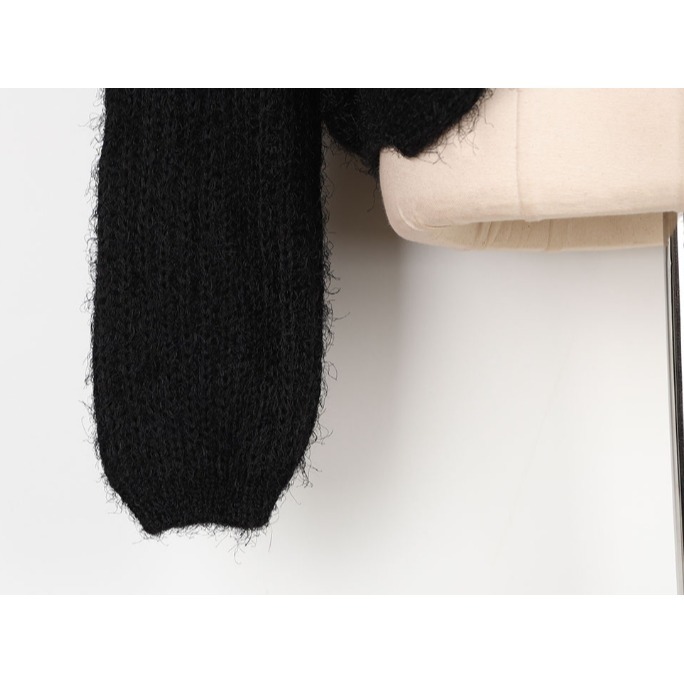 [預購 每周日中午 12:00收單 ] 2024 正韓 hypnotic 秋冬女裝 時尚俏麗 一粒釦 短版針織開襟衫-細節圖10