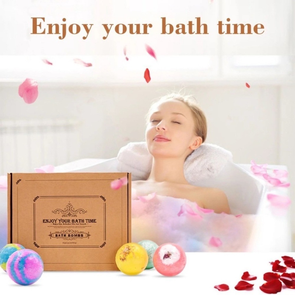 [廠商現貨在台 ] 每周日中午 12:00收單  2025 歐美 ENJOY YOUR BATH TIME 沐浴球六件套-細節圖8
