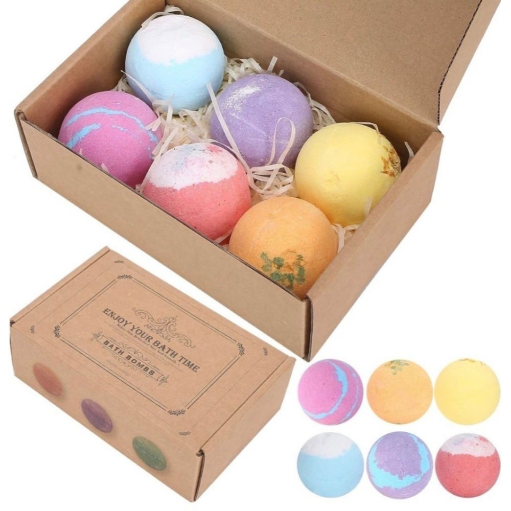 [廠商現貨在台 ] 每周日中午 12:00收單  2025 歐美 ENJOY YOUR BATH TIME 沐浴球六件套-規格圖8