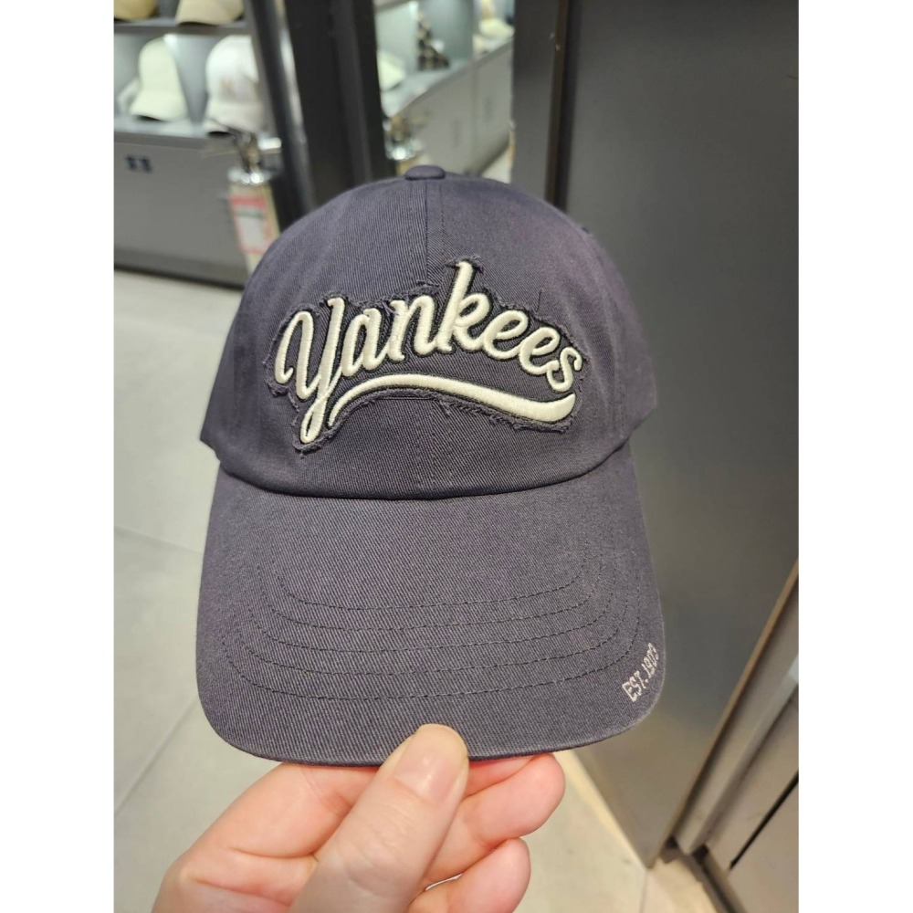 [預購 每周日中午 12:00收單] 2025 韓國 MLB 復古水洗刷舊可調式軟頂棒球帽-細節圖5