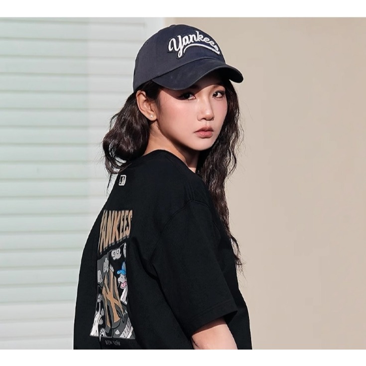 [預購 每周日中午 12:00收單] 2025 韓國 MLB 復古水洗刷舊可調式軟頂棒球帽-細節圖9