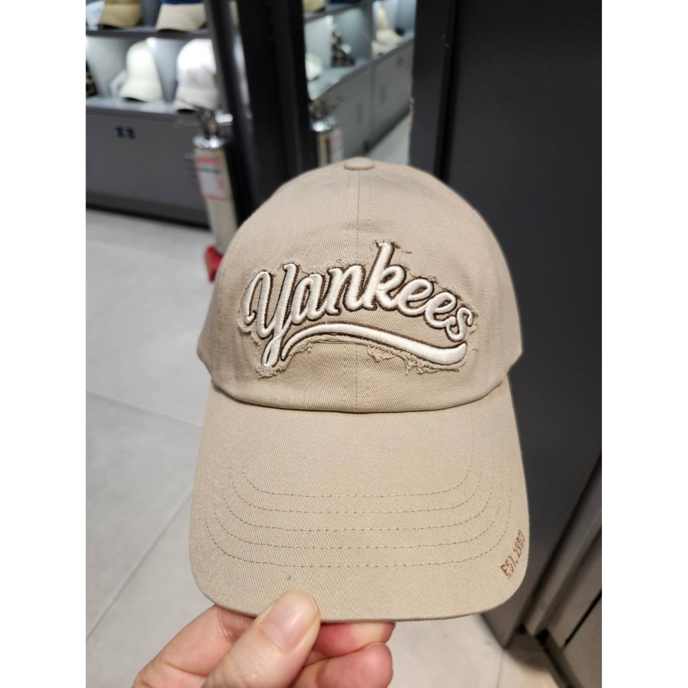 [預購 每周日中午 12:00收單] 2025 韓國 MLB 復古水洗刷舊可調式軟頂棒球帽-規格圖11