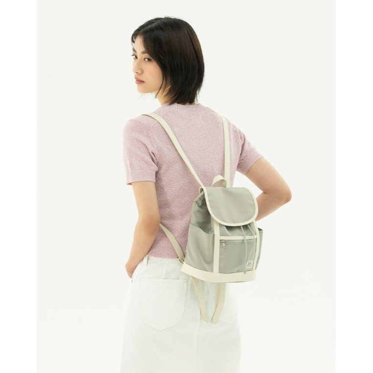 [閃購 特惠] [2025 02 24 中午 12:00收單] 2025 韓國  LEE 皮革拼色尼龍迷你輕量後背包-規格圖6